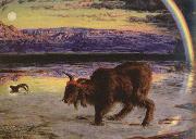 William Holman Hunt the scapegoat USA oil painting artist